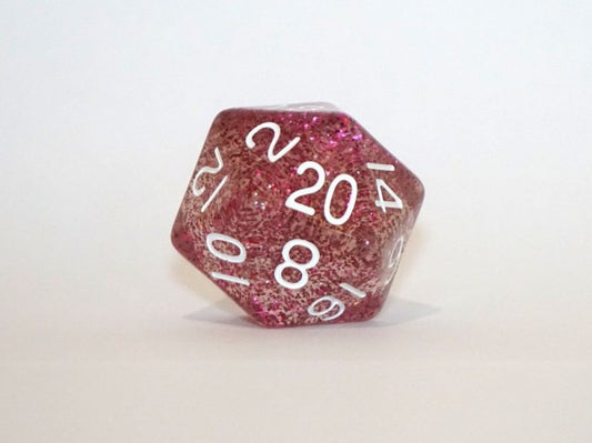 MDG 35mm Mega Acrylic d20 Ethereal Light Purple