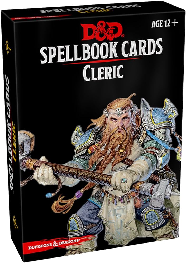 D&D Spellbook Cards Cleric