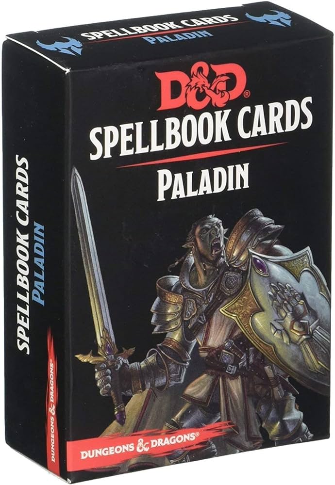 D&D Spellbook Cards Paladin