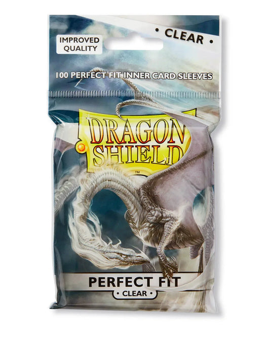 Dragon Shield 100 Perfect Fit Inner Card Sleeves Clear