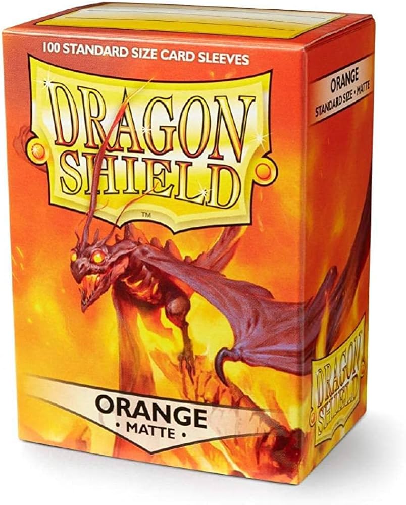 AT-11013 Dragon Shield Orange - Matte Sleeves - Standard Size