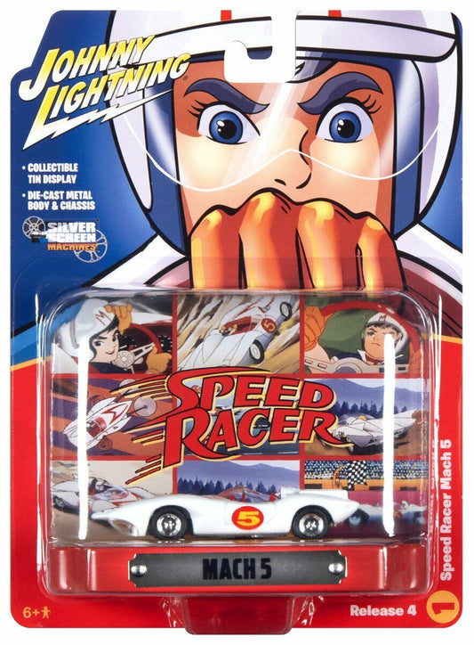 HE Johnny Lightning Speed Racer Mach 5 Tin Display