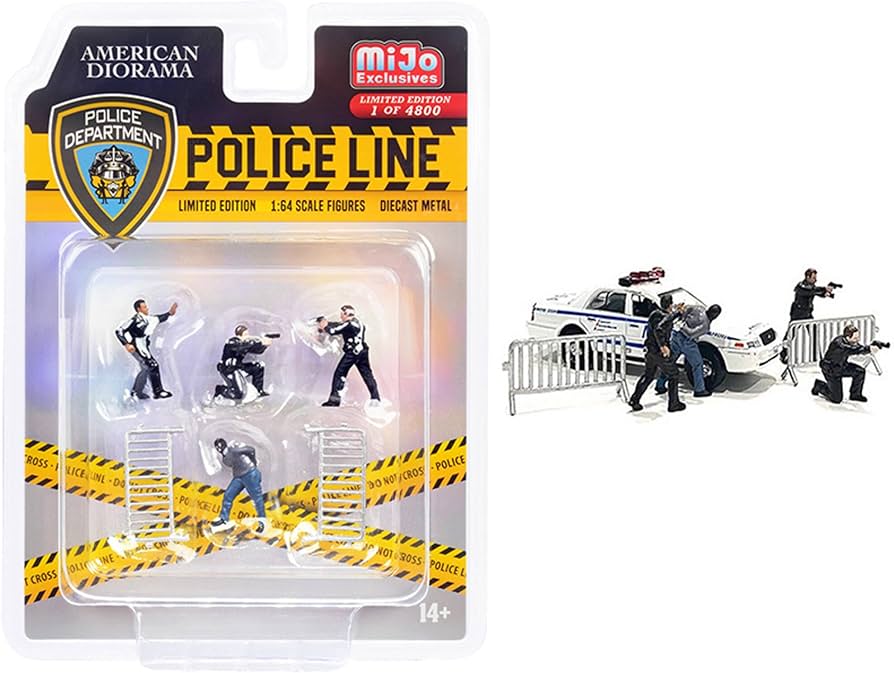 HE American Diorama Police Department Police Line