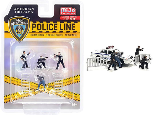 HE American Diorama Police Department Police Line