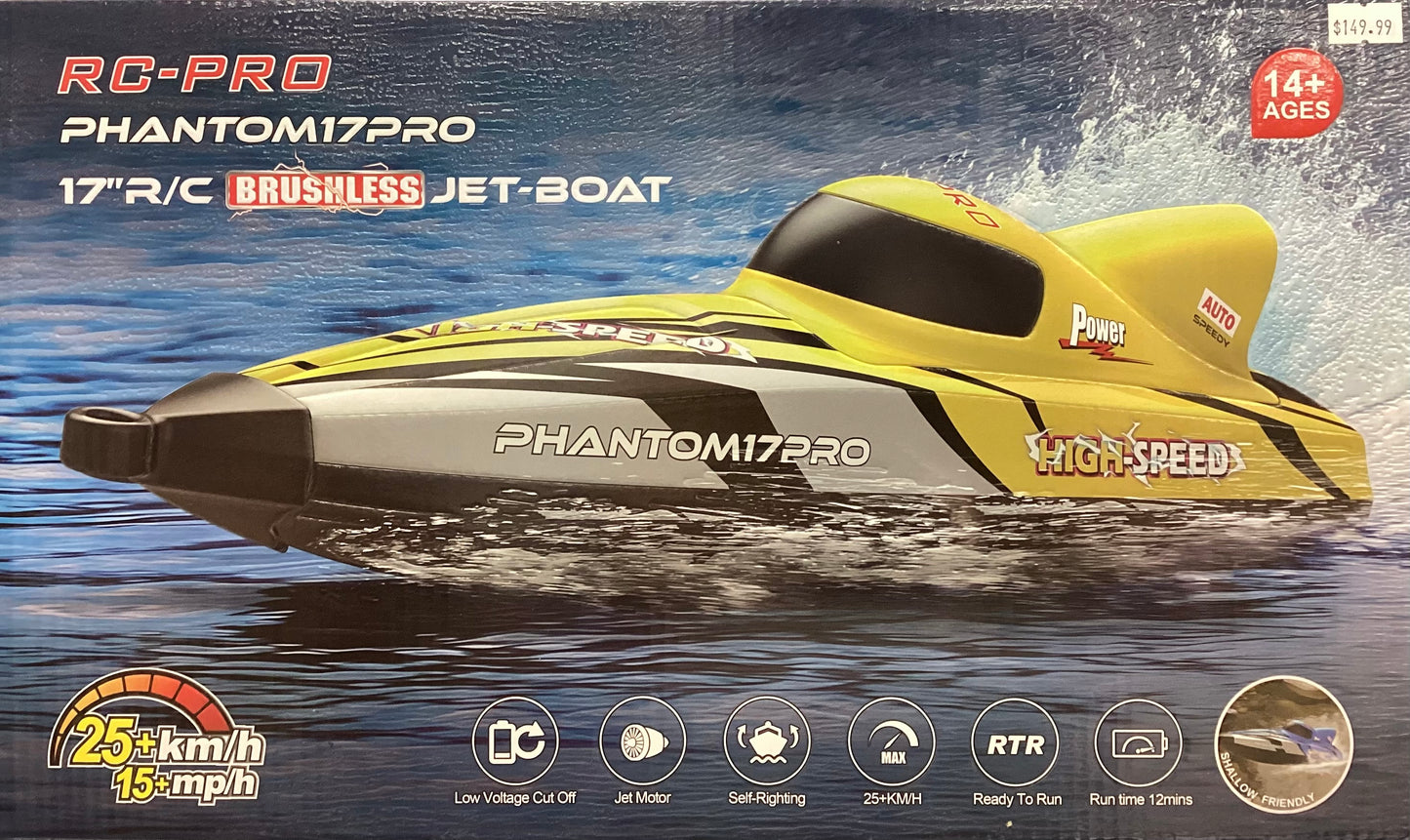 RP Phantom17Pro 17” R/C Brushless Jet-Boat