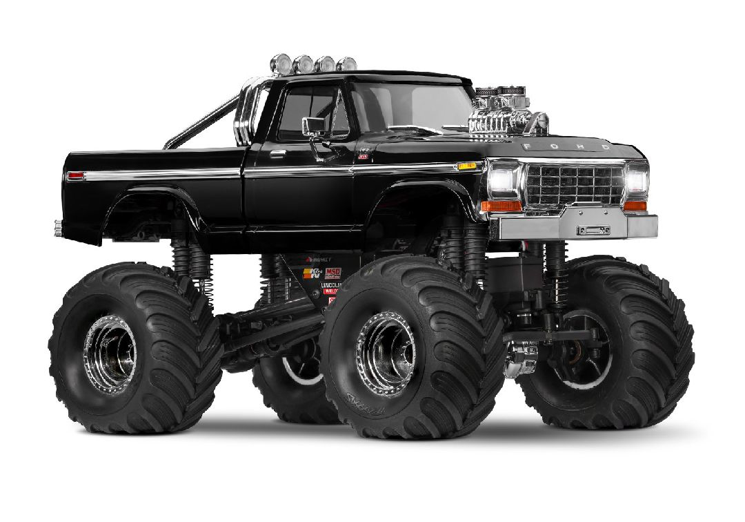 TRA98044-1Black TRX4MT F150 Ranger XLT 1/18 Scale Monster Truck