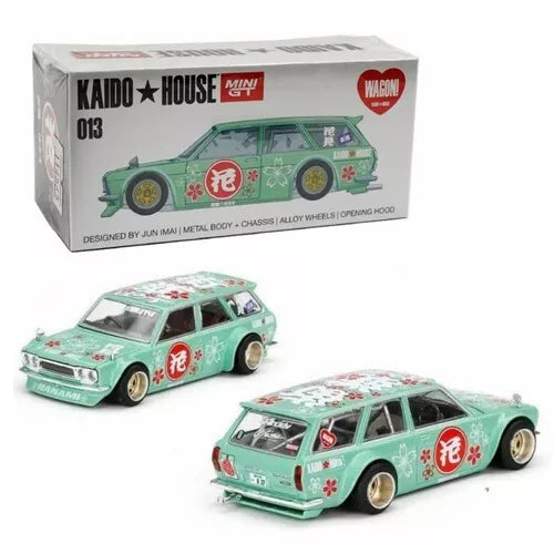 Mini GT Kaido House 013 Datsun KAIDO 510 Wagon Hanami V2 HE
