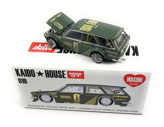Kaido House //010 Datsun KAIDO 510 Wagon Green KHMG010