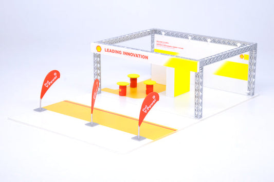 HE Inno 64 Shell Exhibition Kiosk 1/64 Scale Diorama