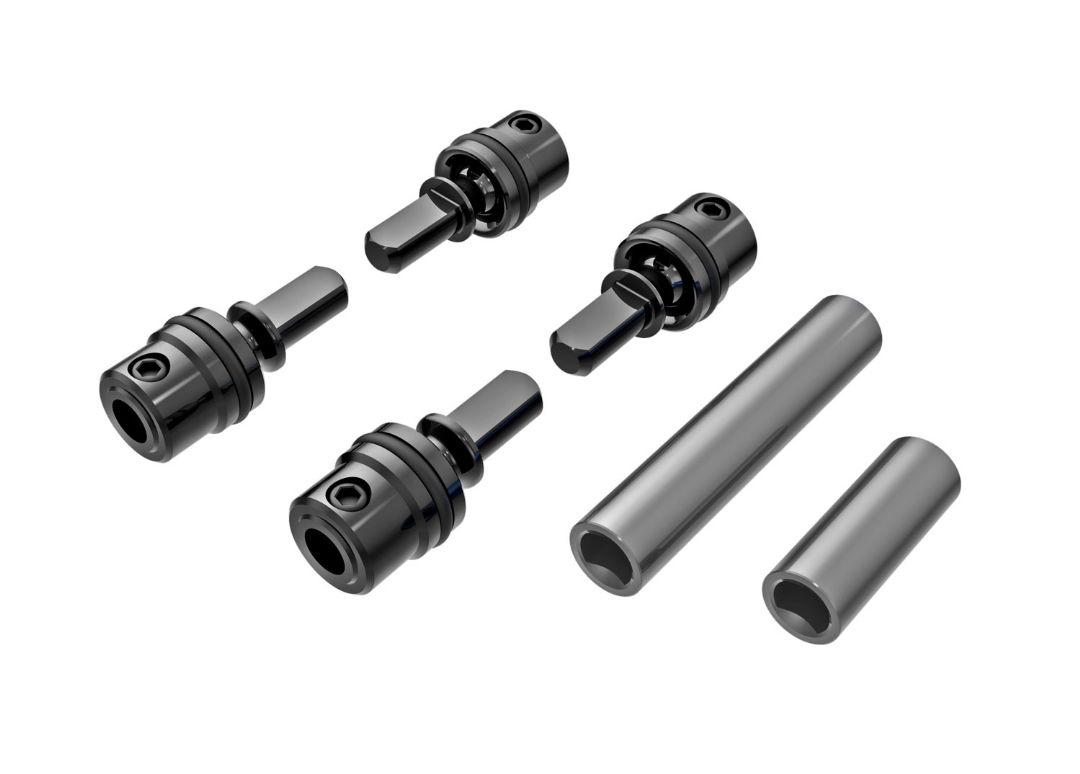 TRA9751-GRAY Traxxas Driveshafts, Center, Male (Metal) (4)