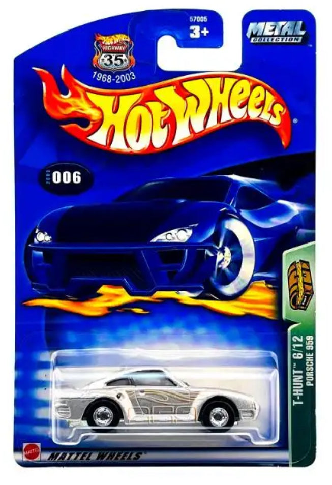 HotWheels T-Hunt 6/12 Porsche 959