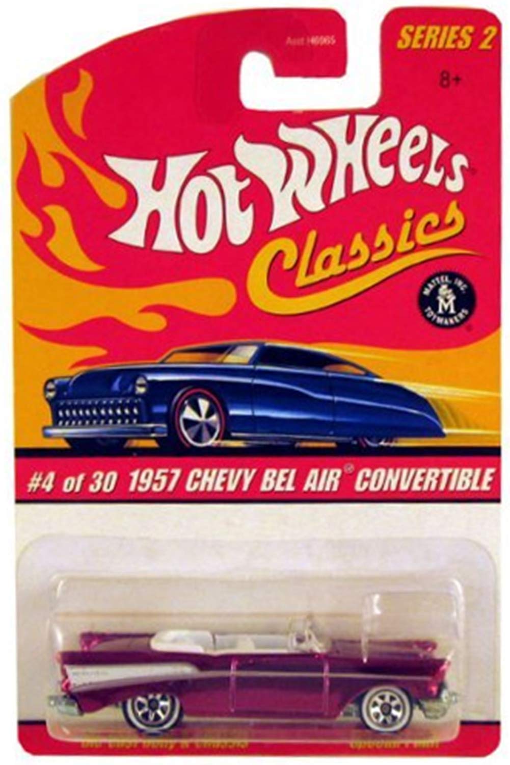 HotWheels Classics Series 2 #4 of 30 1957 Chevy Bel Air Convertible