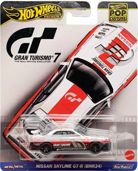 HE HotWheels Premium Pop Culture Nissan Skyline GT-R (BNR34)