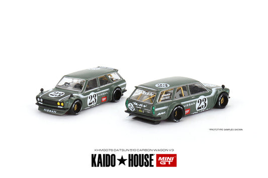 Kaido House //076 Datsun Kaido 510 Wagon Carbon Fiber V3 KHMG076