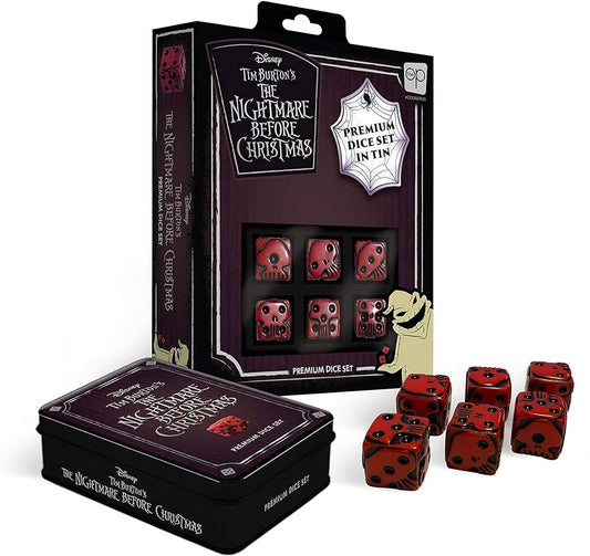 Disney The Nightmare Before Christmas Premium Dice Set In Tin