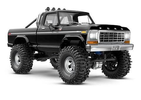 TRA97044-1BLACK Traxxas 1/18 TRX-4M High Trail 79 F150 Truck - Black