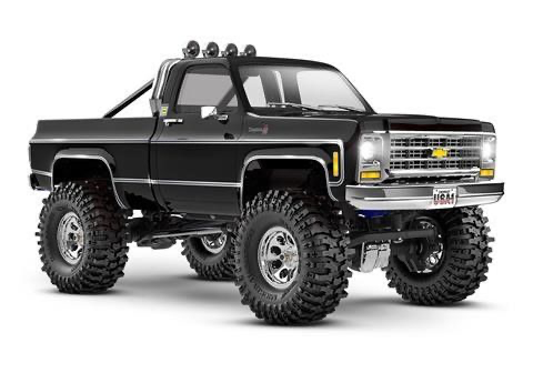 TRA97064-1BLACK Traxxas 1/18 TRX-4M Chevrolet K10 High Trail Truck - Black