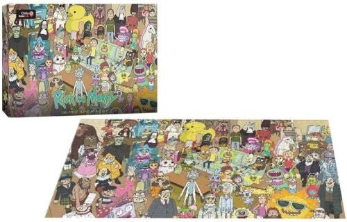 Rick And Morty Friends And Family 750 Piece Puzzle