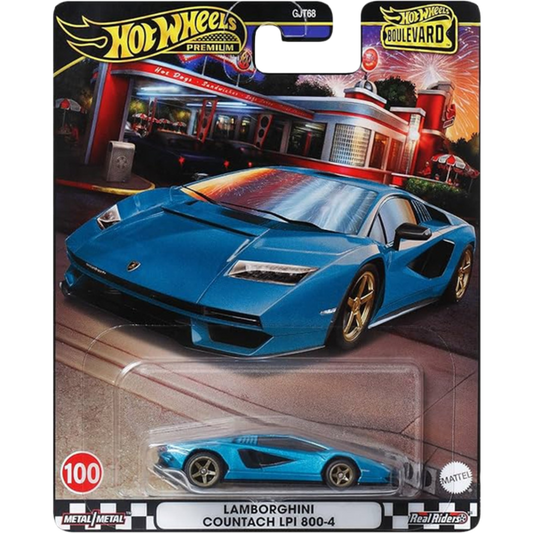 HE Hotwheels Premium Hotwheels Boulevard Lamborghini Countach LPI 800-4