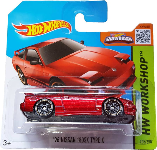 HE HotWheels HW Workshop ‘96 Nissan 180sx Type X (Short Card)