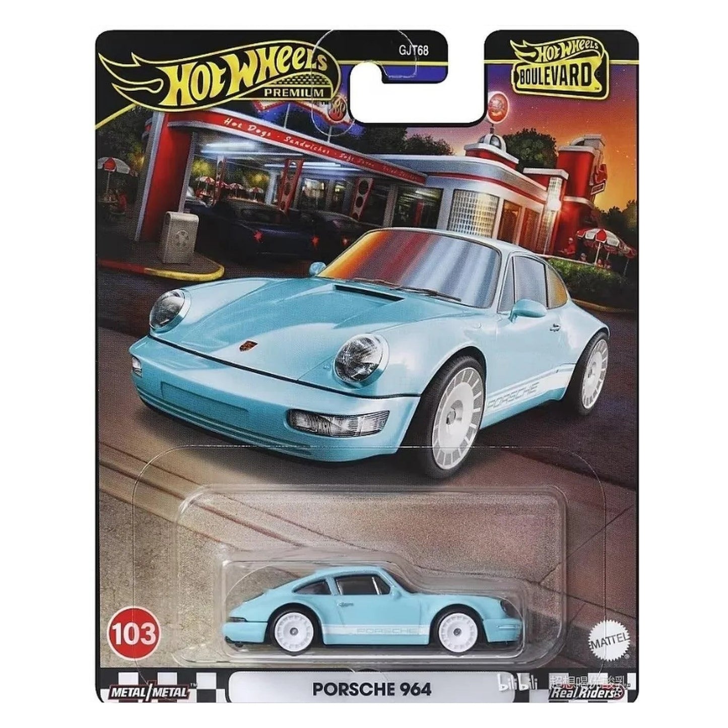 HE HotWheels Premium Boulevard Porsche 964