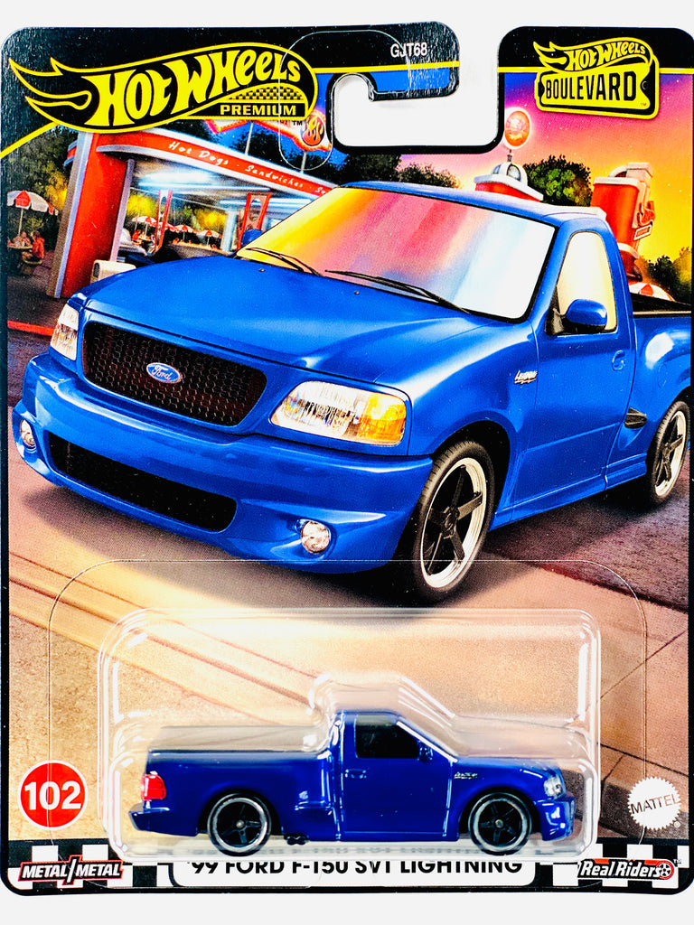 HE HotWheels Premium Boulevard ‘99 Ford F-150 SVT Lightning