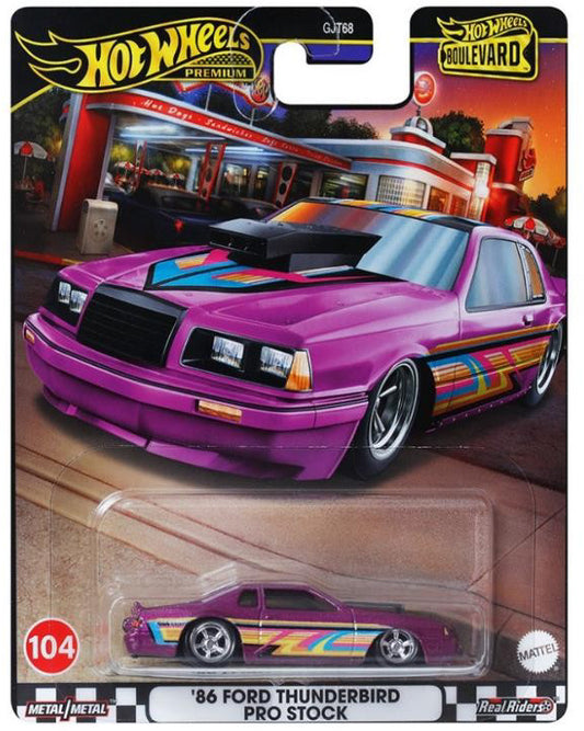 HotWheels Premium Boulevard ‘86 Ford Thunderbird Pro Stock