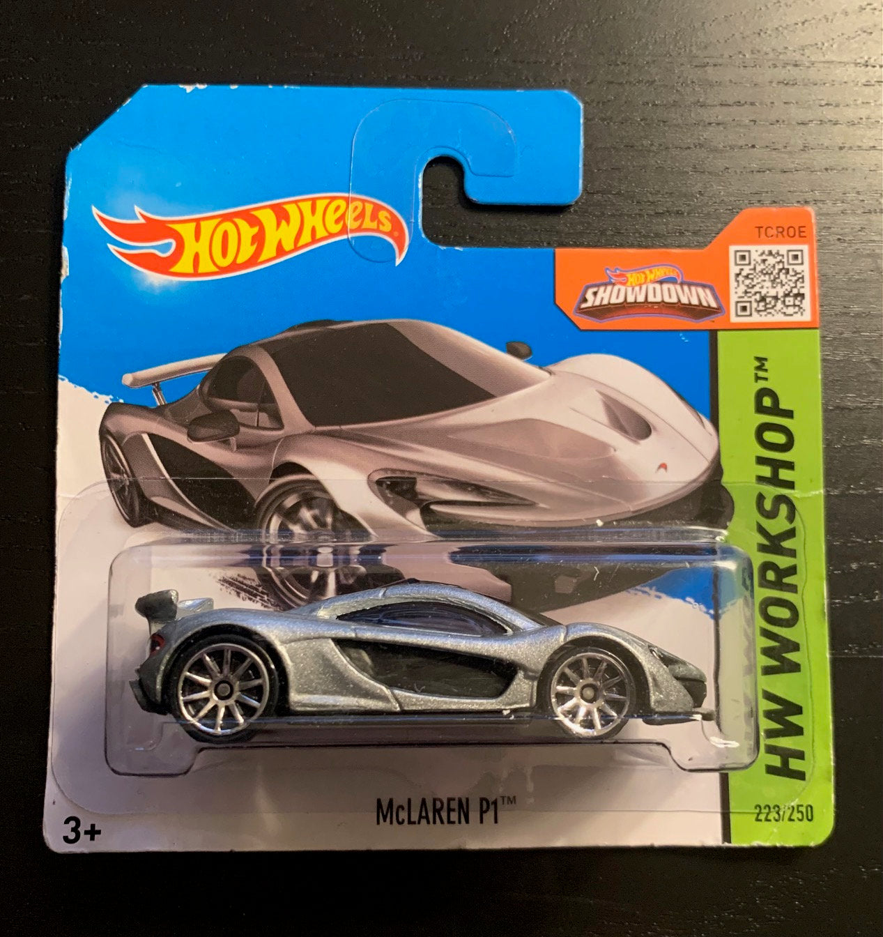 HE HotWheels HW Workshop McLaren P1 (Short Card)