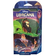 Disney Lorcana TCG Shimmering Skies Starter Deck Emerald/Steel