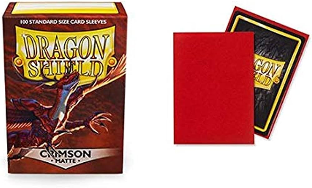 AT-11021 Dragon Shield Crimson - Matte Sleeves - Standard Size
