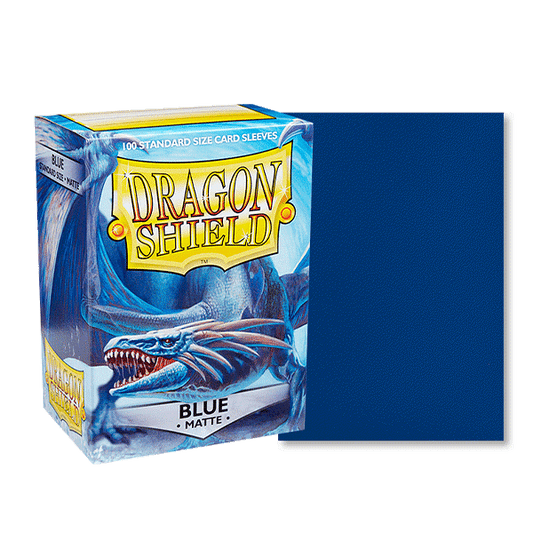 AT-11003 Dragon Shield Blue - Matte Sleeves - Standard Size