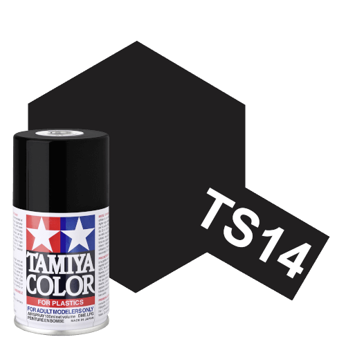 TS-14 Tamiya Spray Paints Black