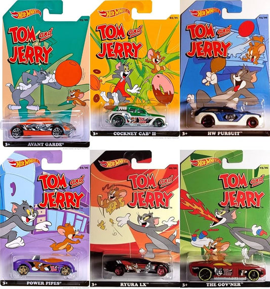 HotWheels Tom and Jerry Set Of 6