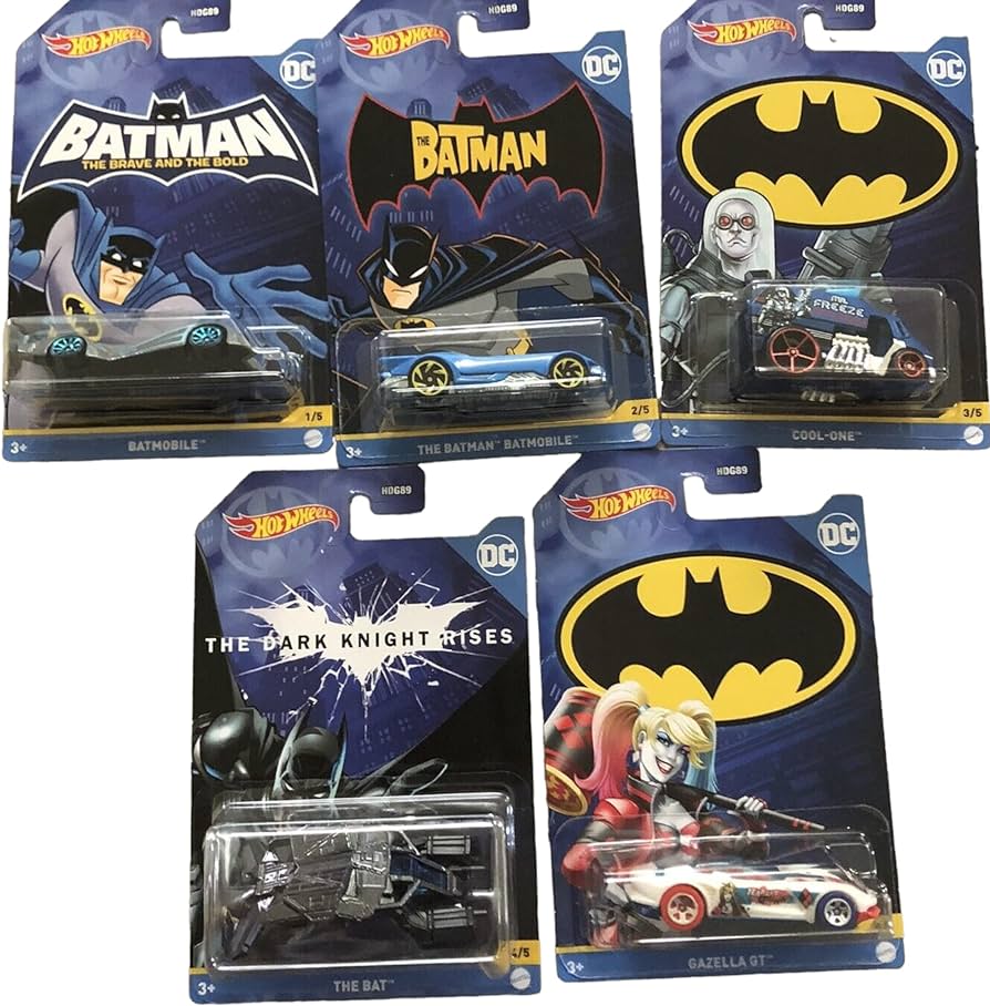 HotWheels Batman The Brave and the Bold 5 Set