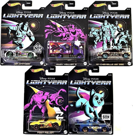 HotWheels Disney Pixar LightYear 5 Set