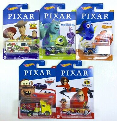 HotWheels Pixar 5 Set