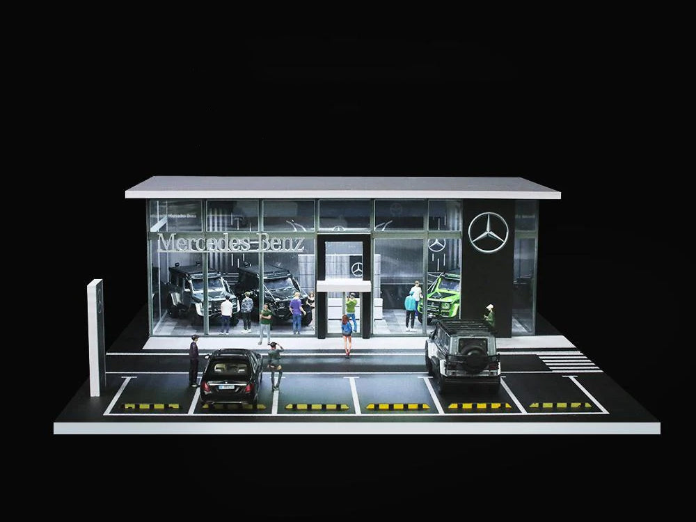 M0936004 HE More Art Benz-Showroom Diorama