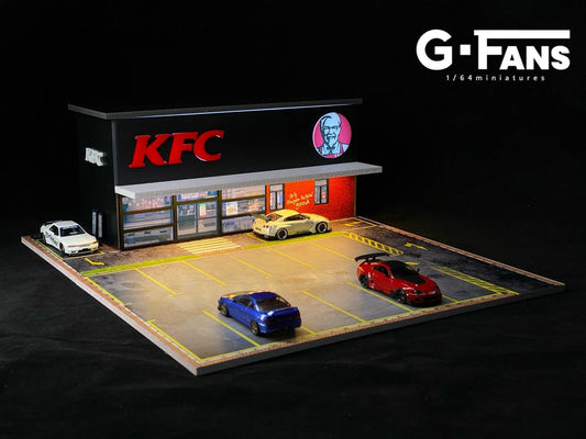 HE G-Fans 1/64 Miniatures KFC Diorama
