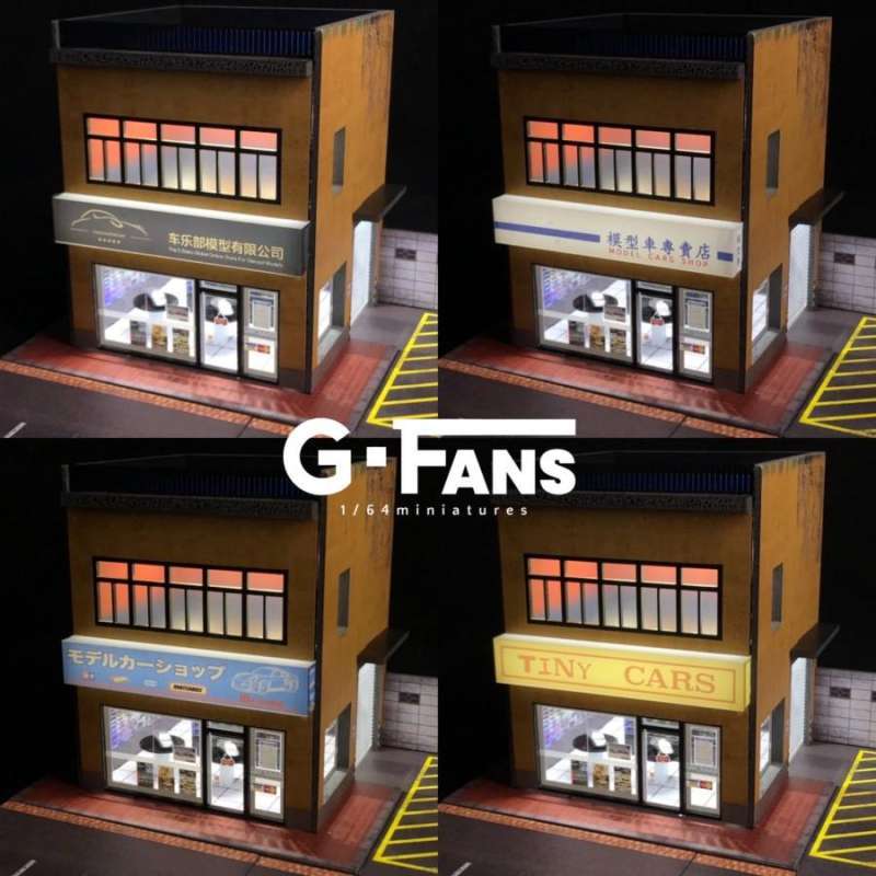 HE G-Fans 1/64 Miniatures Toy Store Diorama