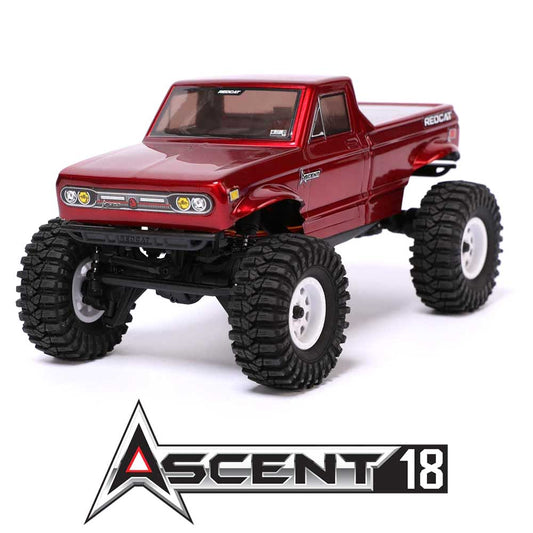 Redcat Ascent18 1:18th scale Brushed Electric 4WD Rock Crawler (Red)