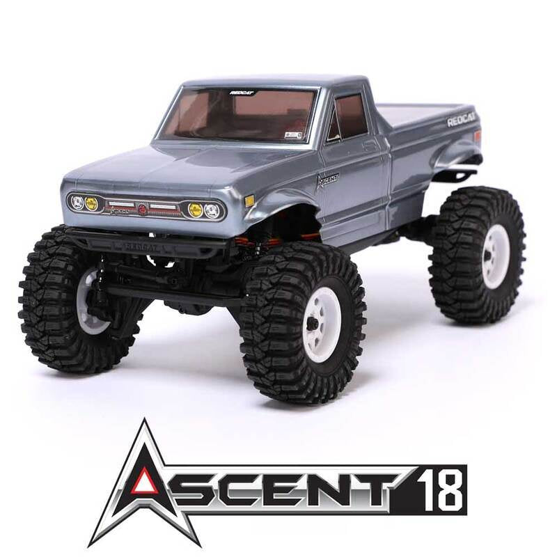 Redcat Ascent18 1:18th scale Brushed Electric 4WD Rock Crawler (Silver)