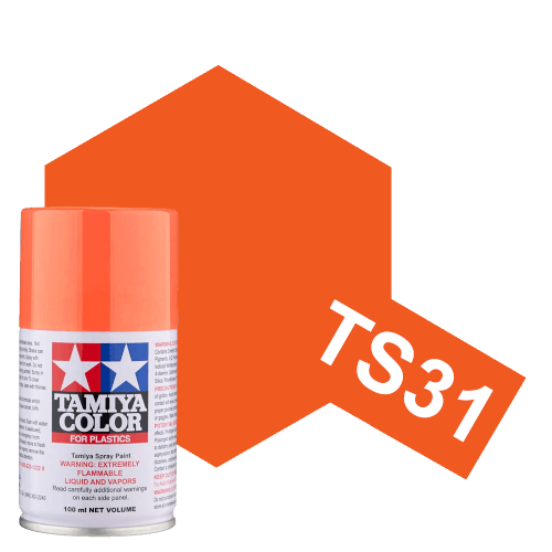 TS-31 Tamiya Spray Paints Bright Orange