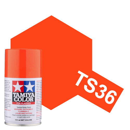 TS-36 Tamiya Spray Paints Fluorescent Red