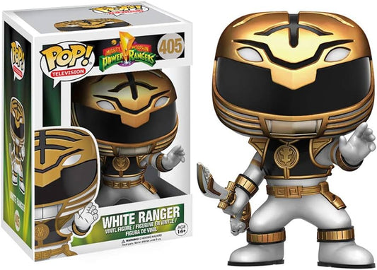 POP Might Morphin Power Rangers White Ranger (405)