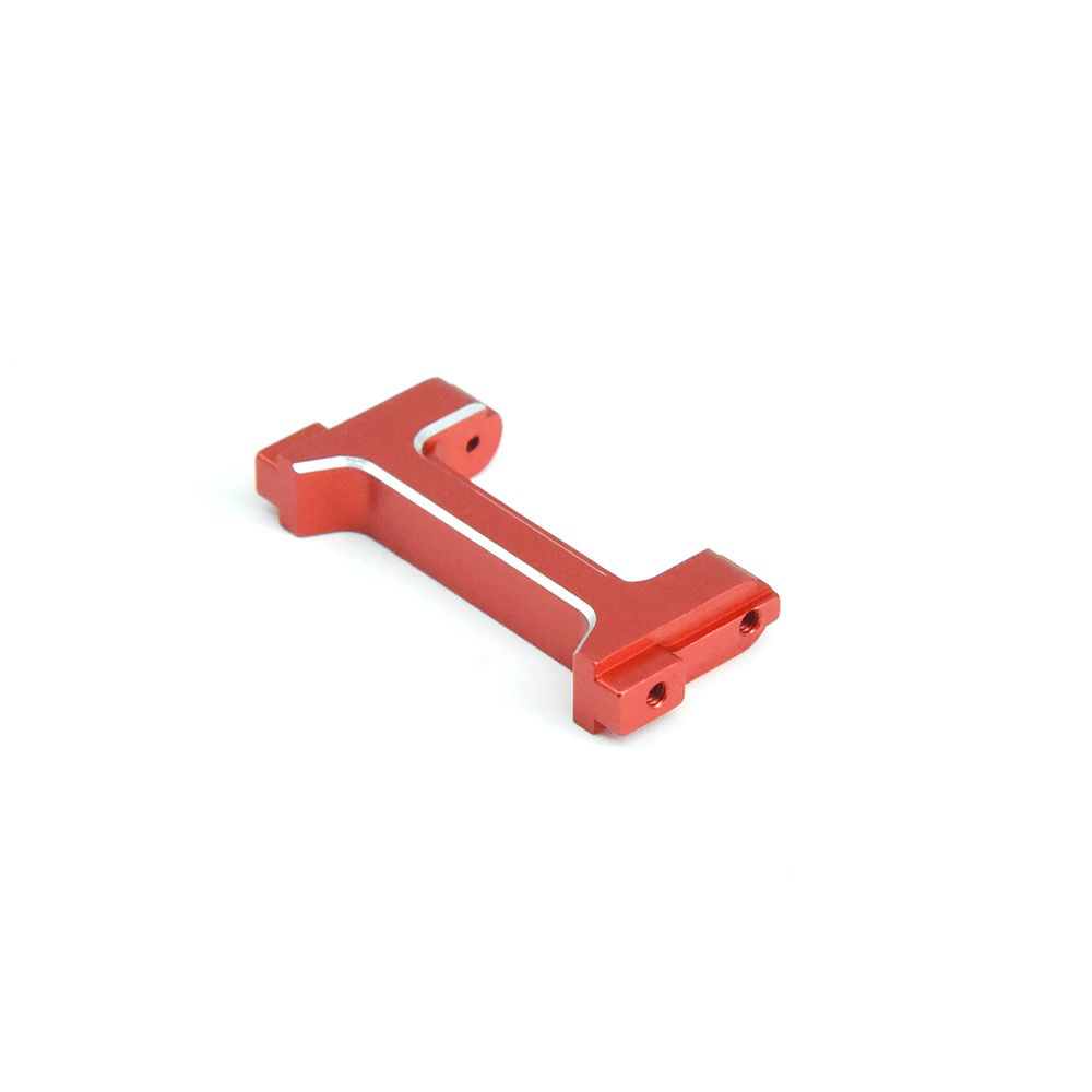 HDTTRX4M039C  Hobby Details Traxxas 1/18 TRX-4M AL Rear Bumper Mount - Red