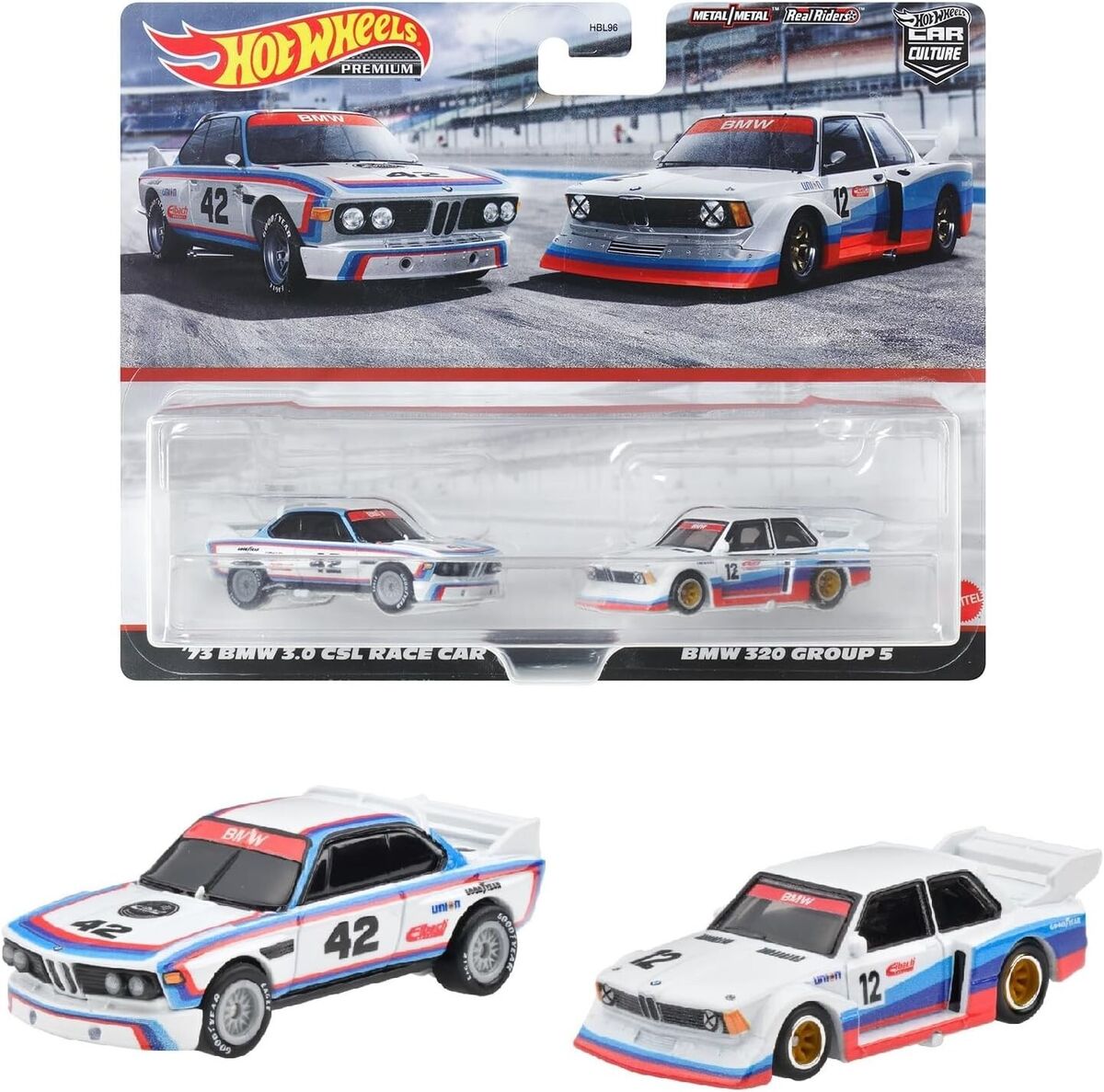 HotWheels Premium Car Culture ‘73 BMW 3.0 CSL Race Car BMW 320 Group 5