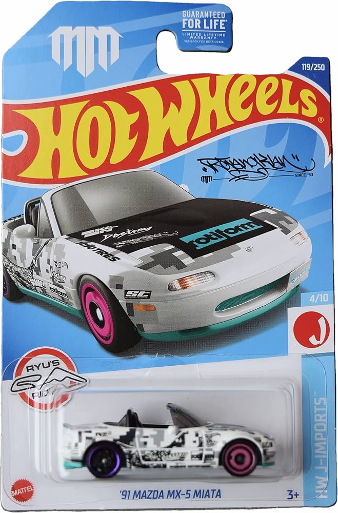 HotWheels HW J-Imports ‘91 Mazda Mx-5 Miata