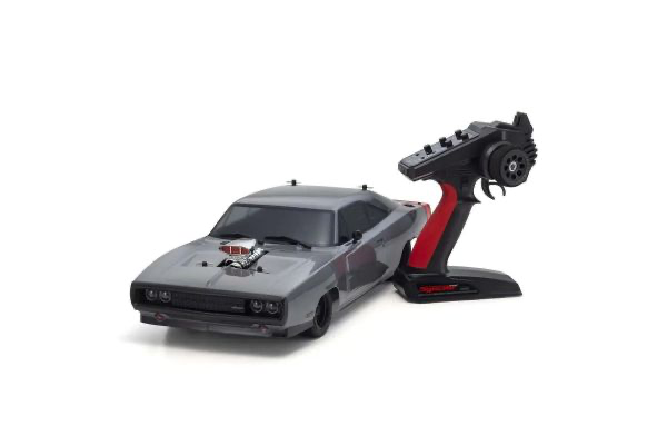 Kyosho 1/10 Scale Radio Controlled Electric Powered 4WD FAZER Mk2 FZ02L VE Series Readyset 1970 Dodge Charger Supercharged VE Gray