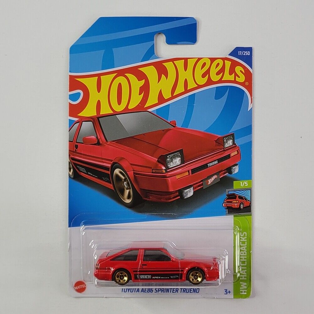 Hotwheels HW HatchBacks Toyota AE86 Sprinter Trueno