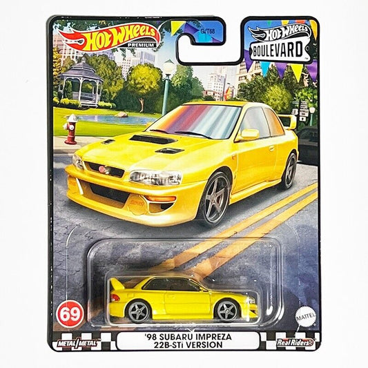 HotWheels Boulevard #69 ‘98 Subaru Impreza 22bB-Sti Version